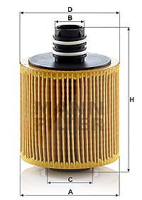 Mann-filter Ölfilter [Hersteller-Nr. HU8006z] für Alfa Romeo, Fiat, Jeep, Lancia, Opel, Suzuki von MANN-FILTER