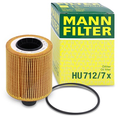 Mann-filter Ölfilter [Hersteller-Nr. HU712/7x] für Alfa Romeo, Fiat, Ford, Lancia, Opel, Suzuki von MANN-FILTER