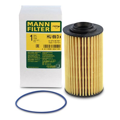 Mann-filter Ölfilter [Hersteller-Nr. HU69/3x] für Alfa Romeo, Cadillac, Opel, Saab von MANN-FILTER