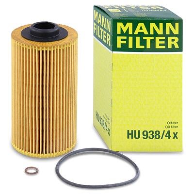 Mann-filter Ölfilter [Hersteller-Nr. HU938/4x] für Alpina, Bentley, BMW, Land Rover von MANN-FILTER
