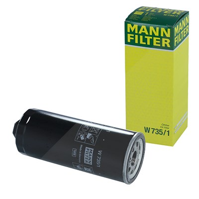 Mann-filter Ölfilter [Hersteller-Nr. W735/1] für Audi von MANN-FILTER