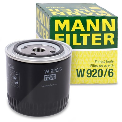 Mann-filter Ölfilter [Hersteller-Nr. W920/6] für Chrysler, Dodge, Jeep, Piaggio, Plymouth von MANN-FILTER