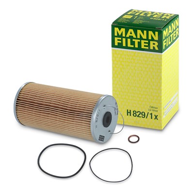 Mann-filter Ölfilter [Hersteller-Nr. H829/1x] für Mercedes-Benz von MANN-FILTER