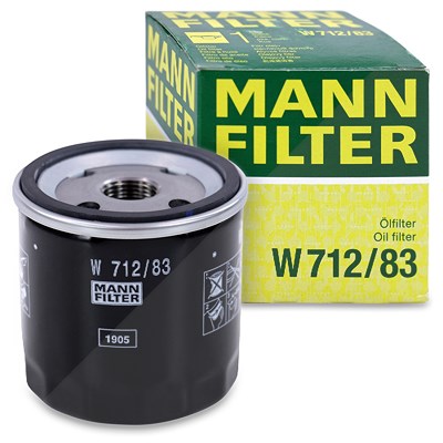 Mann-filter Ölfilter [Hersteller-Nr. W712/83] für Daihatsu, Lexus, Lotus, Mini, Toyota, VW von MANN-FILTER