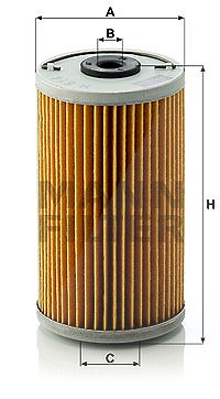 Mann-filter Ölfilter [Hersteller-Nr. H614x] für Mercedes-Benz von MANN-FILTER