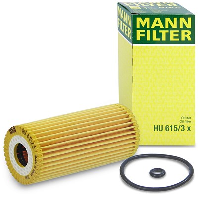 Mann-filter Ölfilter [Hersteller-Nr. HU615/3x] für Mercedes-Benz von MANN-FILTER