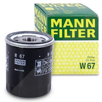 Mann-filter Ölfilter [Hersteller-Nr. W67] für Mitsubishi, Smart von MANN-FILTER
