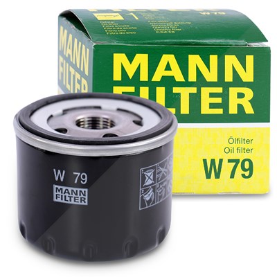 Mann-filter Ölfilter [Hersteller-Nr. W79] für Dacia, Fiat, Jeep, Nissan, Opel, Renault, Smart, Suzuki von MANN-FILTER