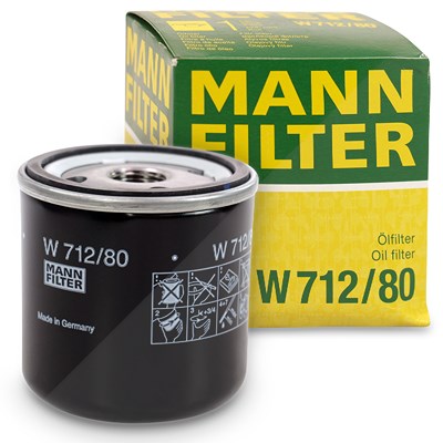 Mann-filter Ölfilter [Hersteller-Nr. W712/80] für Saab von MANN-FILTER