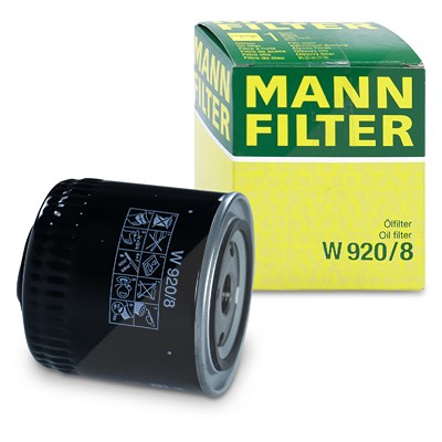 Mann-filter Ölfilter [Hersteller-Nr. W920/8] für Seat, Skoda, VW von MANN-FILTER