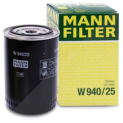 Mann-filter Ölfilter [Hersteller-Nr. W940/25] für Audi, Rover, Seat, Volvo, VW von MANN-FILTER