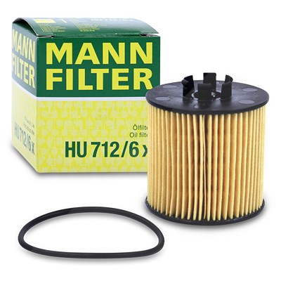 Mann-filter Ölfilter [Hersteller-Nr. HU712/6x] für Audi, Seat, Skoda, VW von MANN-FILTER