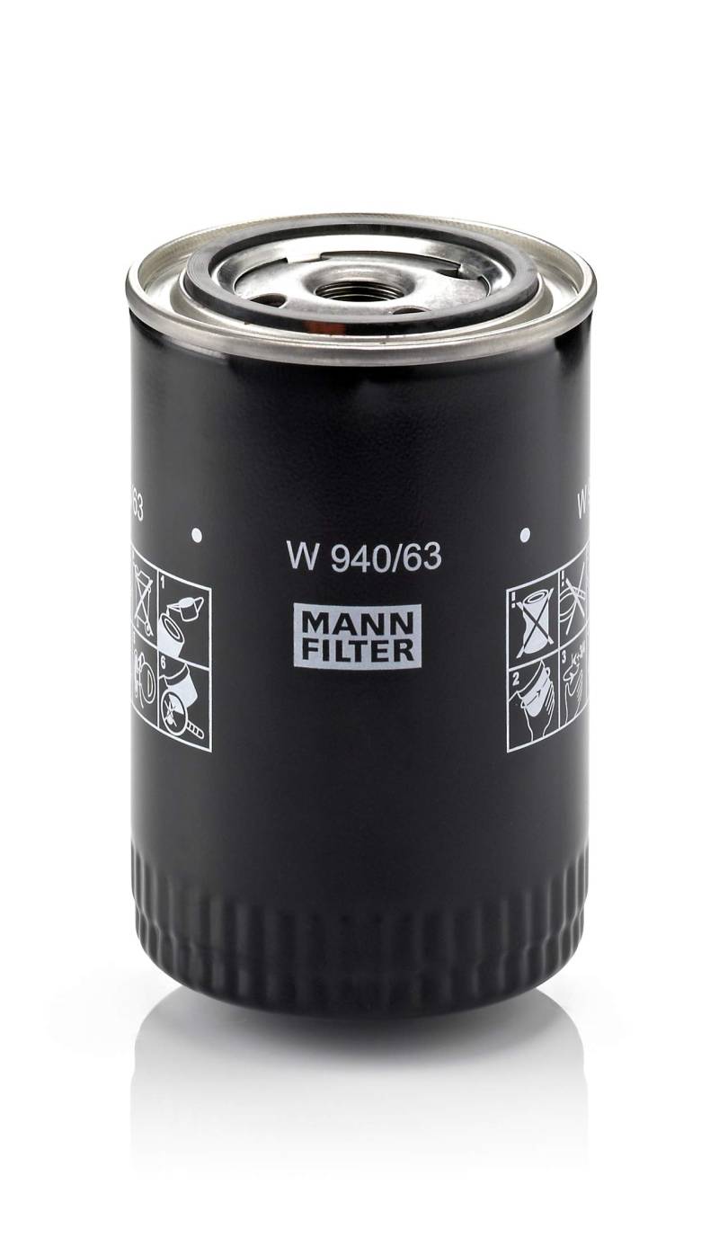 MANN-FILTER W 940/63 Ölfilter – Für PKW und Nutzfahrzeuge von MANN-FILTER
