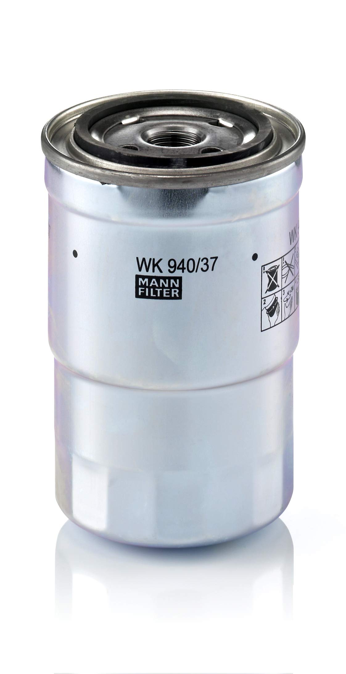 MANN-FILTER WK 940/37 x Kraftstofffilter Satz mit Dichtung/Dichtungssatz Kraftstofffilter – Für PKW MANN-FILTER WK 940/37 x Kraftstofffilter Satz mit Dichtung/Dichtungssatz Kraftstofffilter – Für PKW von MANN-FILTER