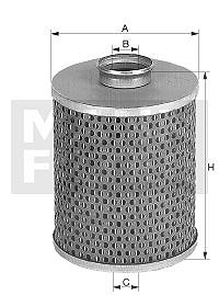 Mann-filter Hydraulikfilter, Lenkung [Hersteller-Nr. H1032] für BMW von MANN-FILTER