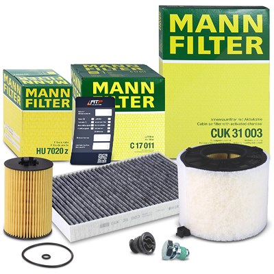 Mann-filter Inspektionspaket Set A für Audi von MANN-FILTER