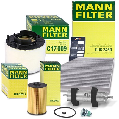 Mann-filter Inspektionspaket Set B für Audi von MANN-FILTER