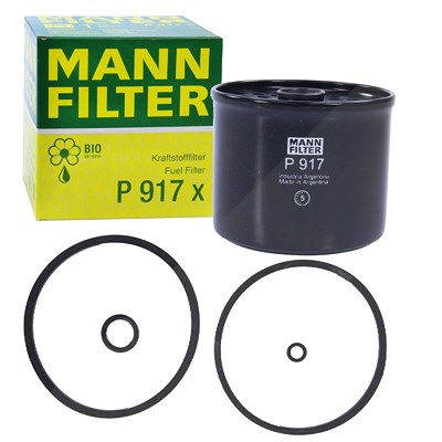 Mann-filter Kraftstofffilter [Hersteller-Nr. P917x] für Alfa Romeo, Aro, Audi, Chevrolet, Citroën, Dacia, Daewoo, Fiat, Ford, Iveco, Lada, Land Rover, von MANN-FILTER