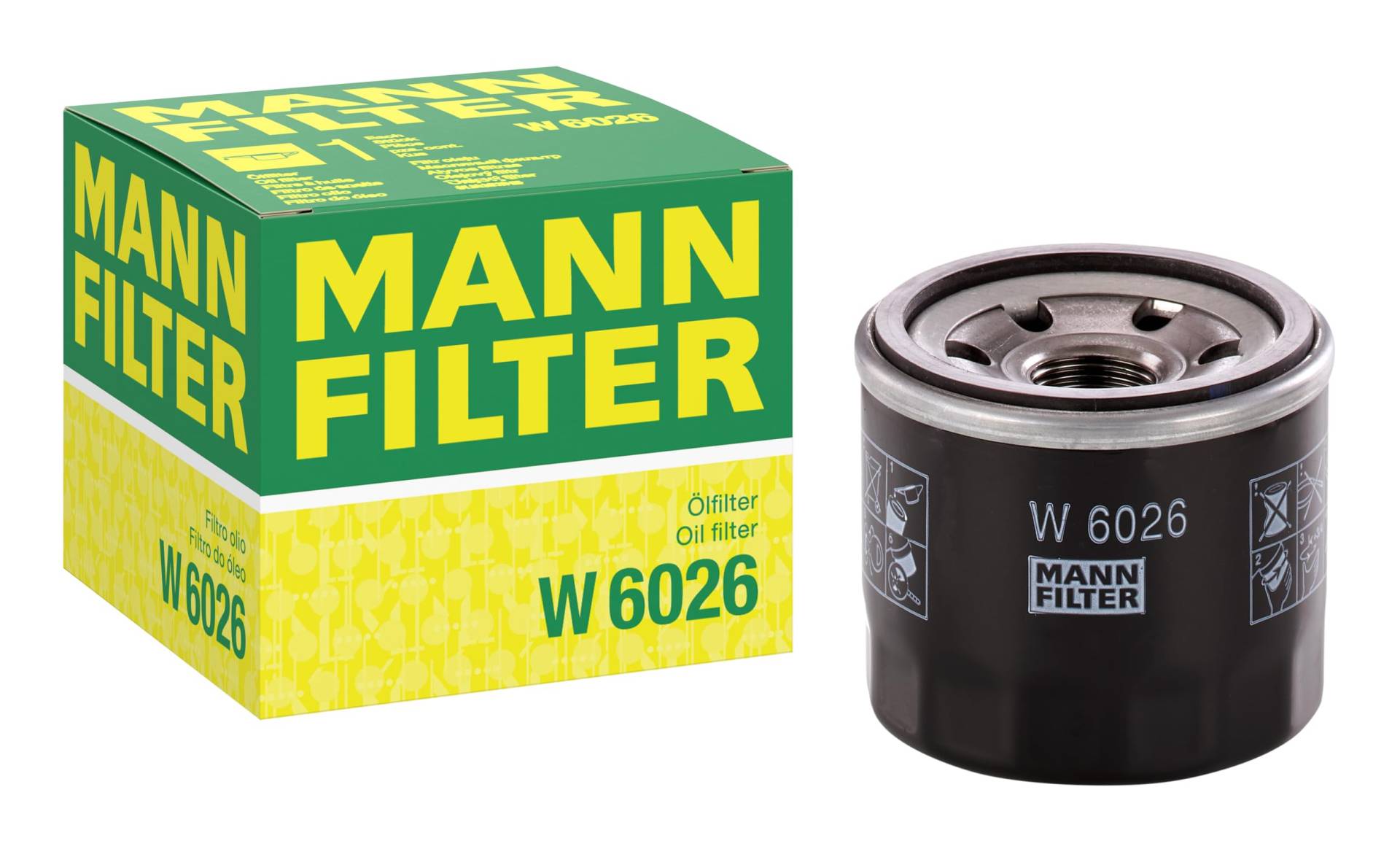 MANN-FILTER W 6026 Ölfilter - PKW + TRANSPORTER MANN-FILTER W 6026 Ölfilter - PKW + TRANSPORTER von MANN-FILTER