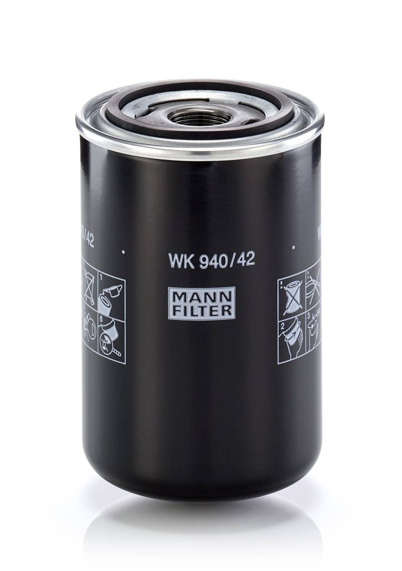 MANN-FILTER WK 940/42 Filtro de aceite – Para Camiones, Autobuses y vehículos de utilidad von MANN-FILTER
