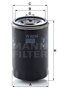 Ölfilter MANN-FILTER W 6014 von MANN-FILTER