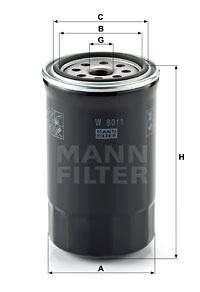 Ölfilter MANN-FILTER W 8011 Ölfilter MANN-FILTER W 8011 von MANN-FILTER