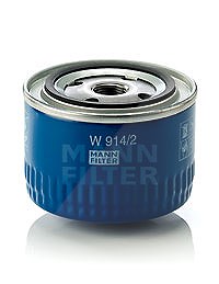 Mann-filter Ölfilter [Hersteller-Nr. W914/2] für Alpine, Aro, Autobianchi, Dacia, Fiat, Ford, Lada, Lancia, Lotus, Pininfarina, Renault, Tvr, Zaz von MANN-FILTER
