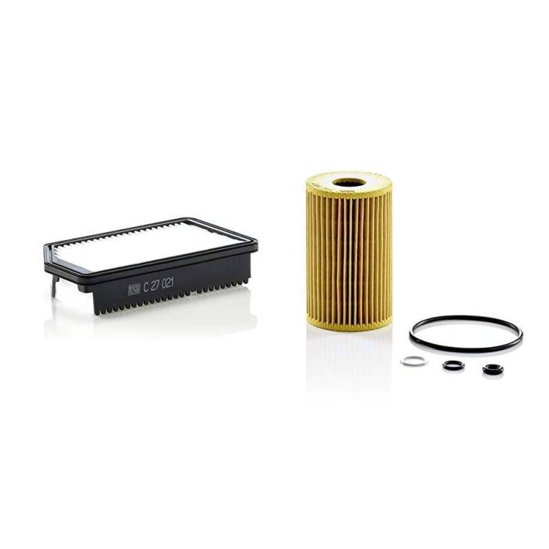 Original MANN-FILTER C 27 021 - Luftfilter - Für PKW & HU 7001 x - Ölfilter mit Dichtung/Dichtungssatz - für PKW von MANN-FILTER