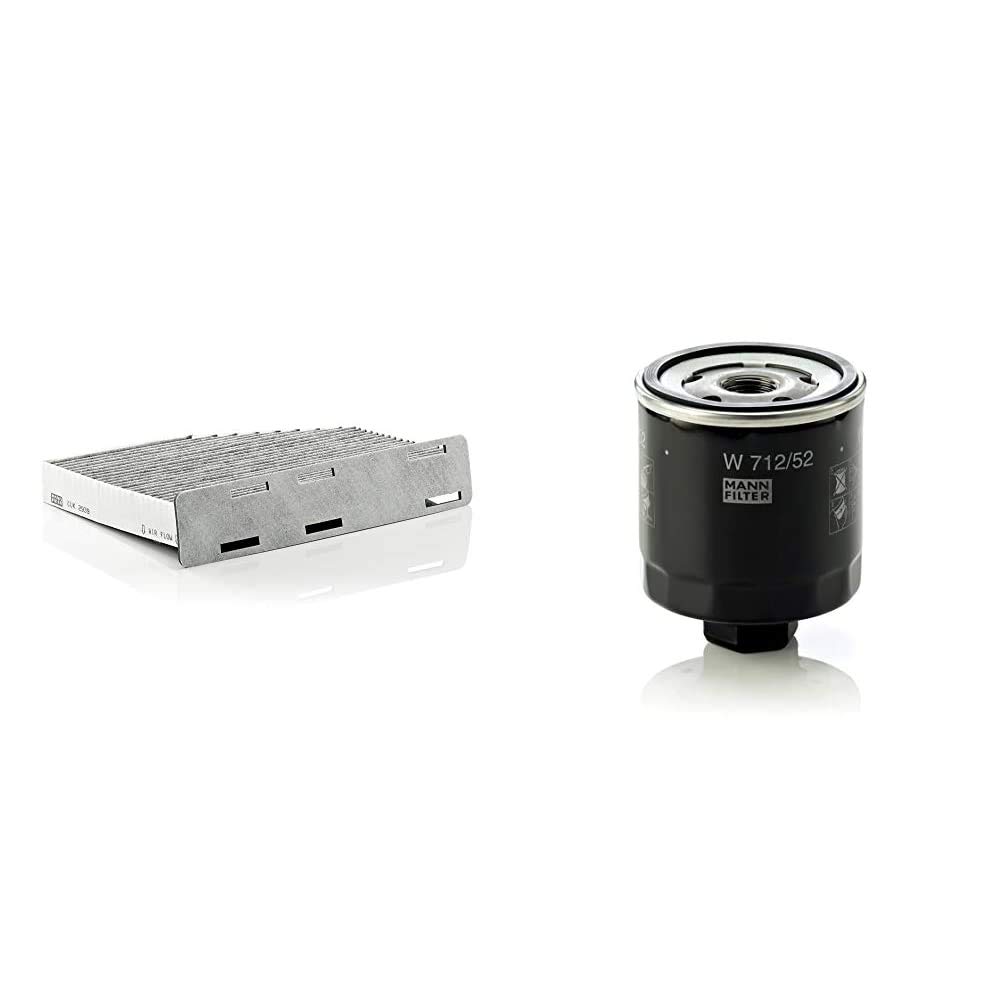 Original MANN-FILTER Innenraumfilter CUK 2939 – Pollenfilter mit Aktivkohle – Für PKW & Ölfilter W 712/52 - Für PKW Original MANN-FILTER Innenraumfilter CUK 2939 – Pollenfilter mit Aktivkohle – Für PKW & Ölfilter W 712/52 - Für PKW von MANN-FILTER