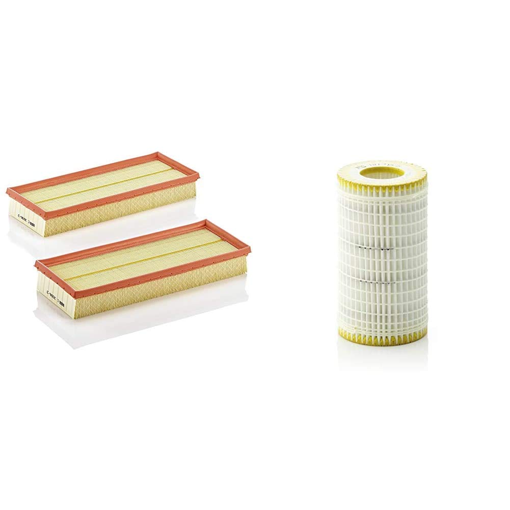Original MANN-FILTER Luftffilter 2er Set C 3698/3-2 – Für PKW & Ölfilter HU 718/5 X – Ölfilter Satz mit Dichtung/Dichtungssatz – Für PKW Original MANN-FILTER Luftffilter 2er Set C 3698/3-2 – Für PKW & Ölfilter HU 718/5 X – Ölfilter Satz mit Dichtung/Dichtungssatz – Für PKW von Mann Filter