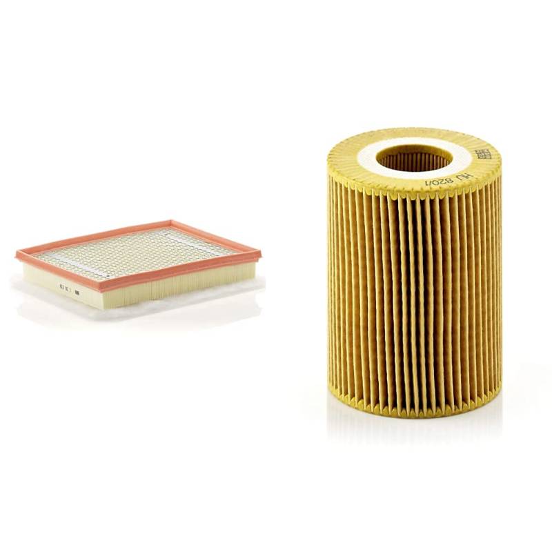 Original MANN-FILTER Luftfilter C 30 138 – Für PKW & Ölfilter HU 820/1 Y – Ölfilter Satz mit Dichtung/Dichtungssatz – Für PKW von MANN-FILTER