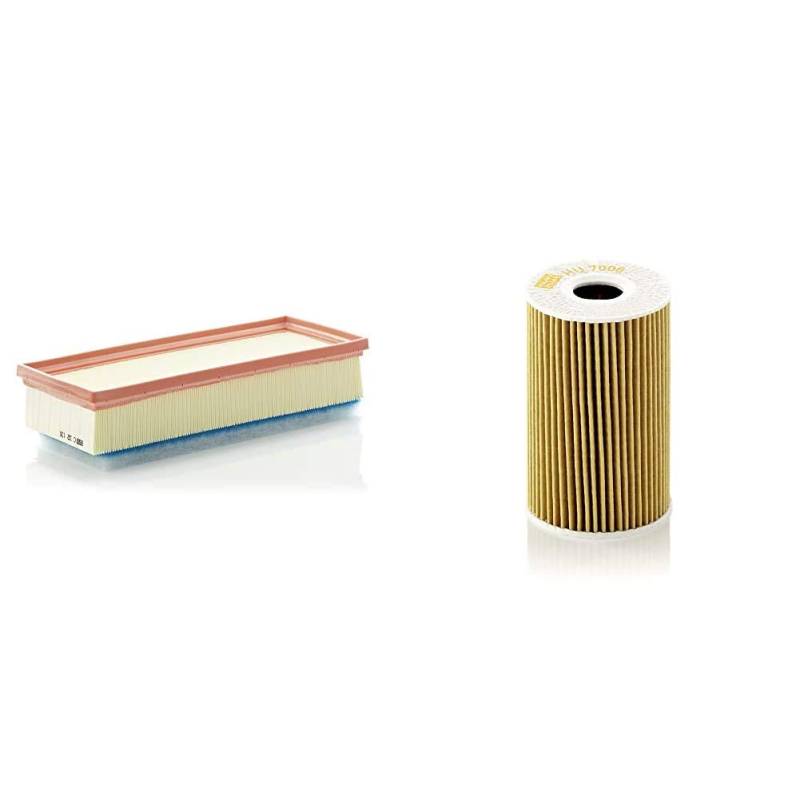 Original MANN-FILTER Luftfilter C 32 130 – Für PKW & Ölfilter HU 7008 Z – Ölfilter Satz mit Dichtung/Dichtungssatz – Für PKW von MANN-FILTER