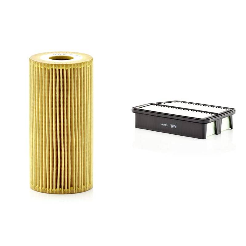 Original MANN-FILTER Ölfilter HU 7027 Z – Ölfilter Satz mit Dichtung/Dichtungssatz – Für PKW & Luftfilter C 26 013 – Für PKW von MANN-FILTER