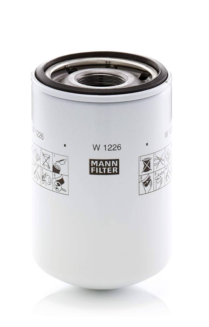 MANN-FILTER W 1226 Ölfilter – Hydraulikfilter – Für Nutzfahrzeuge von MANN-FILTER