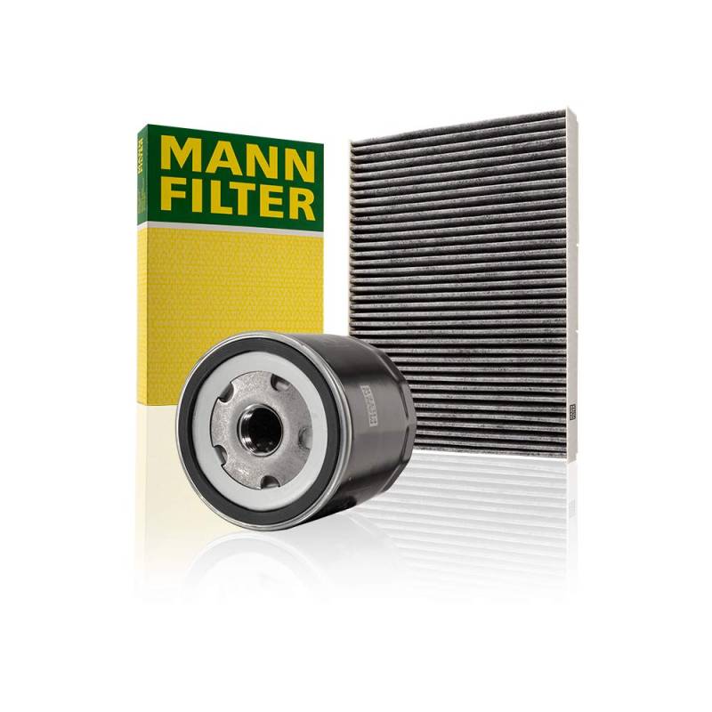 Original MANN-FILTER Set aus 1x Innenraumfilter CUK 2862 und 1x Ölfilter W 712/52 - Für PKW, mit Aktivkohle Pollenfilter von AUTDER