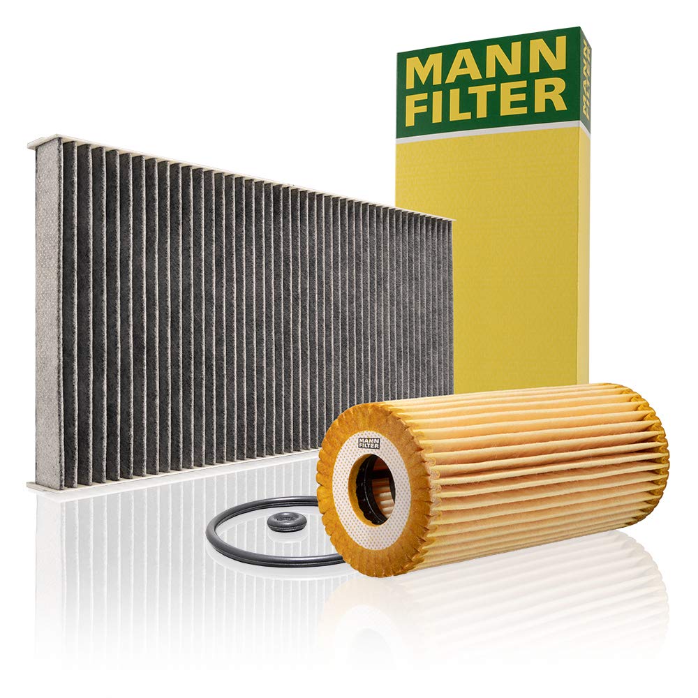 Original MANN-FILTER Set aus 1x Innenraumfilter CUK 4054 und 1x Ölfilter HU 615/3 x – Für PKW von MANN-FILTER
