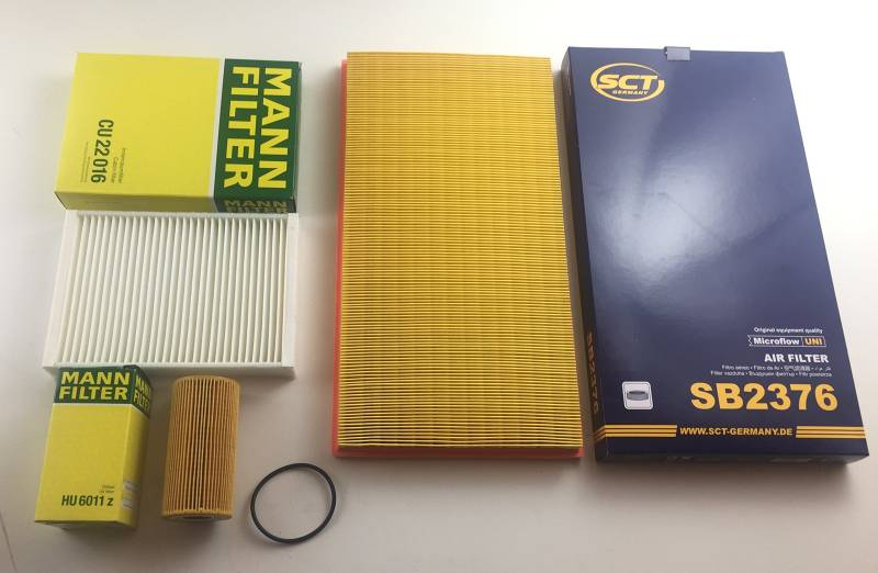 Ölfilter Pollenfilter MANN-Filter Luftfilter SCT Germany Vito W447 109CDI 111CDI von MANN-Filter / SCT Germany