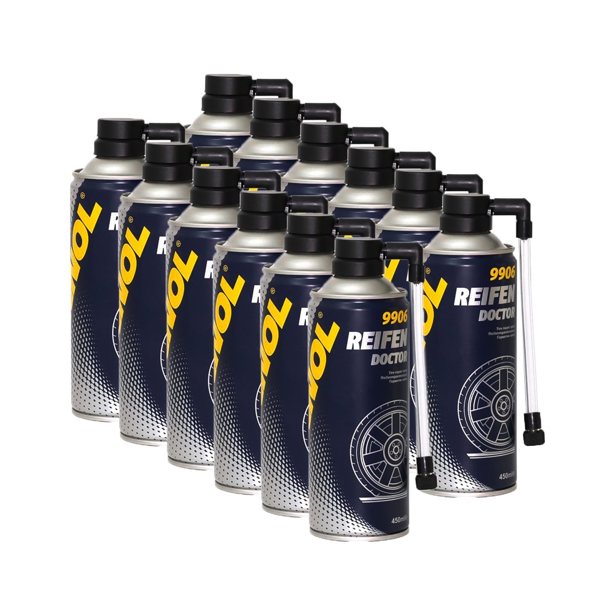 12x MANNOL 9906 Reifen Doctor Reifendichtmittel Pannenhilfe 450ml 12x MANNOL 9906 Reifen Doctor Reifendichtmittel Pannenhilfe 450ml von MANNOL