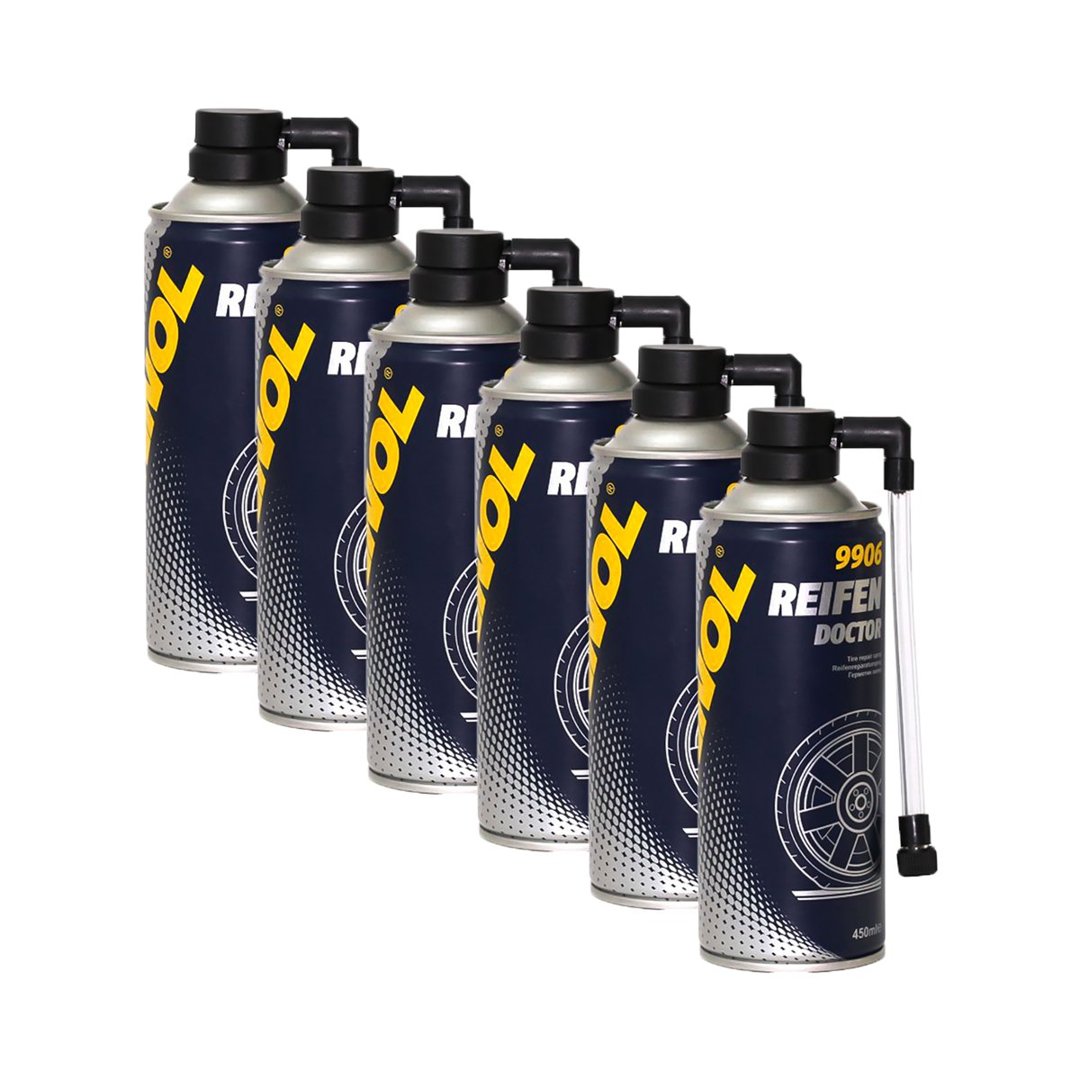 6X MANNOL 9906 Reifen Doctor Reifendichtmittel Pannenhilfe 450ml 6X MANNOL 9906 Reifen Doctor Reifendichtmittel Pannenhilfe 450ml von MANNOL