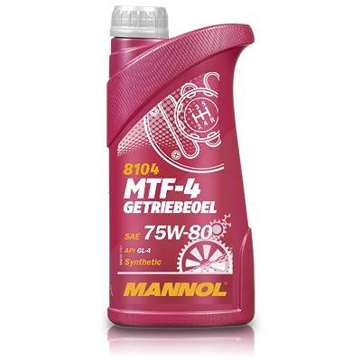 Mannol 1 L MTF-4 Getriebeöl 75W-80 API GL-4 [Hersteller-Nr. MN8104-1] von MANNOL