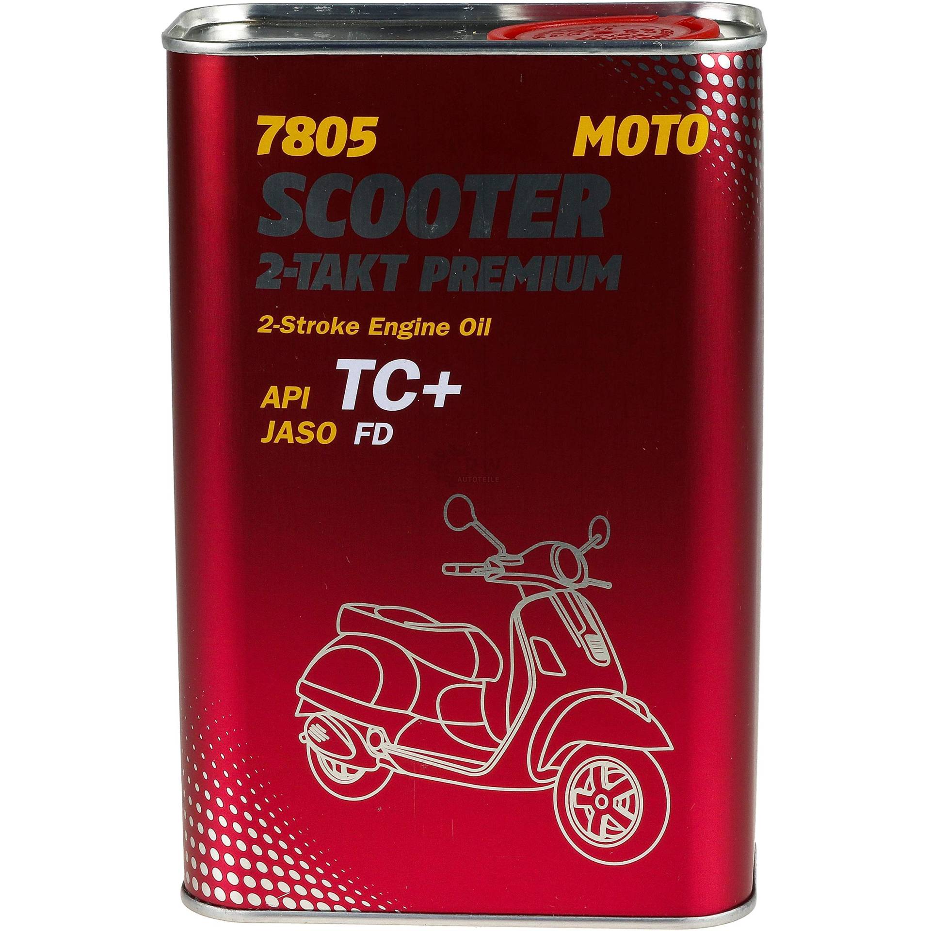 1 Liter ORIGINAL MANNOL 7805 Scooter 2-Takt Premium API TC+ Motoröl Oil Öl 1 Liter ORIGINAL MANNOL 7805 Scooter 2-Takt Premium API TC+ Motoröl Oil Öl von MANNOL