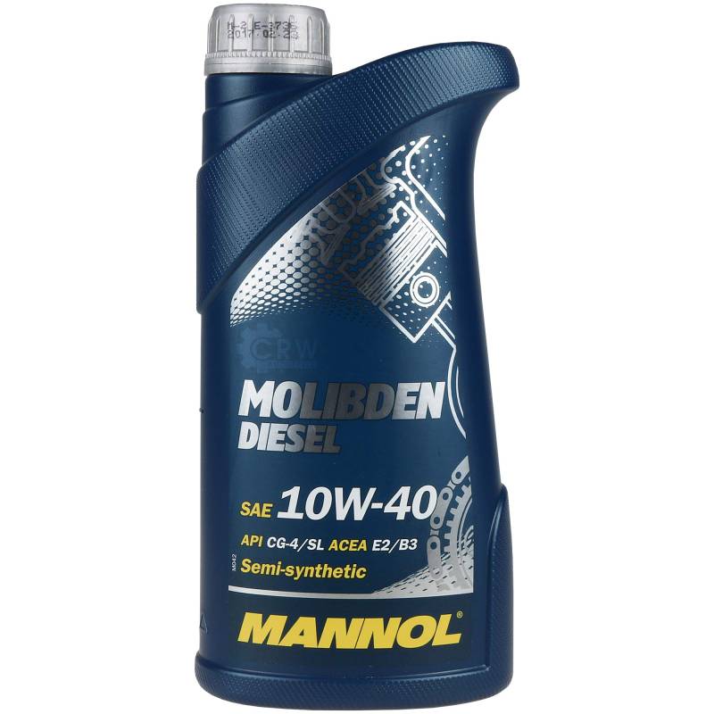MANNOL Molibden Diesel 10W40 CG-4/CF-4/SJ 1L Motorenöle Flasche von MANNOL