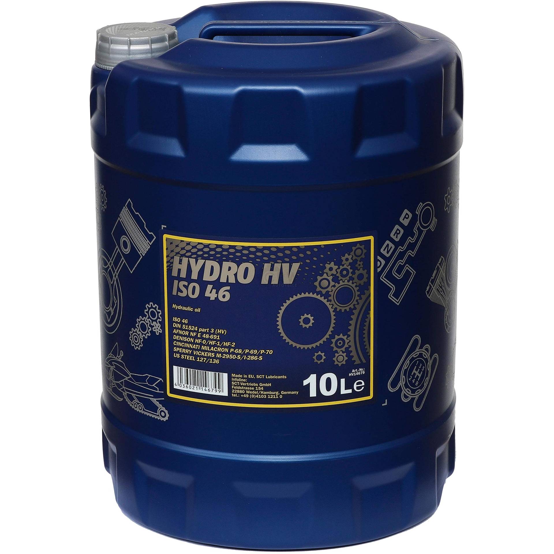 MANNOL Hydro HV ISO 46 LONGLIFE 10 L MANNOL Hydro HV ISO 46 LONGLIFE 10 L von MANNOL