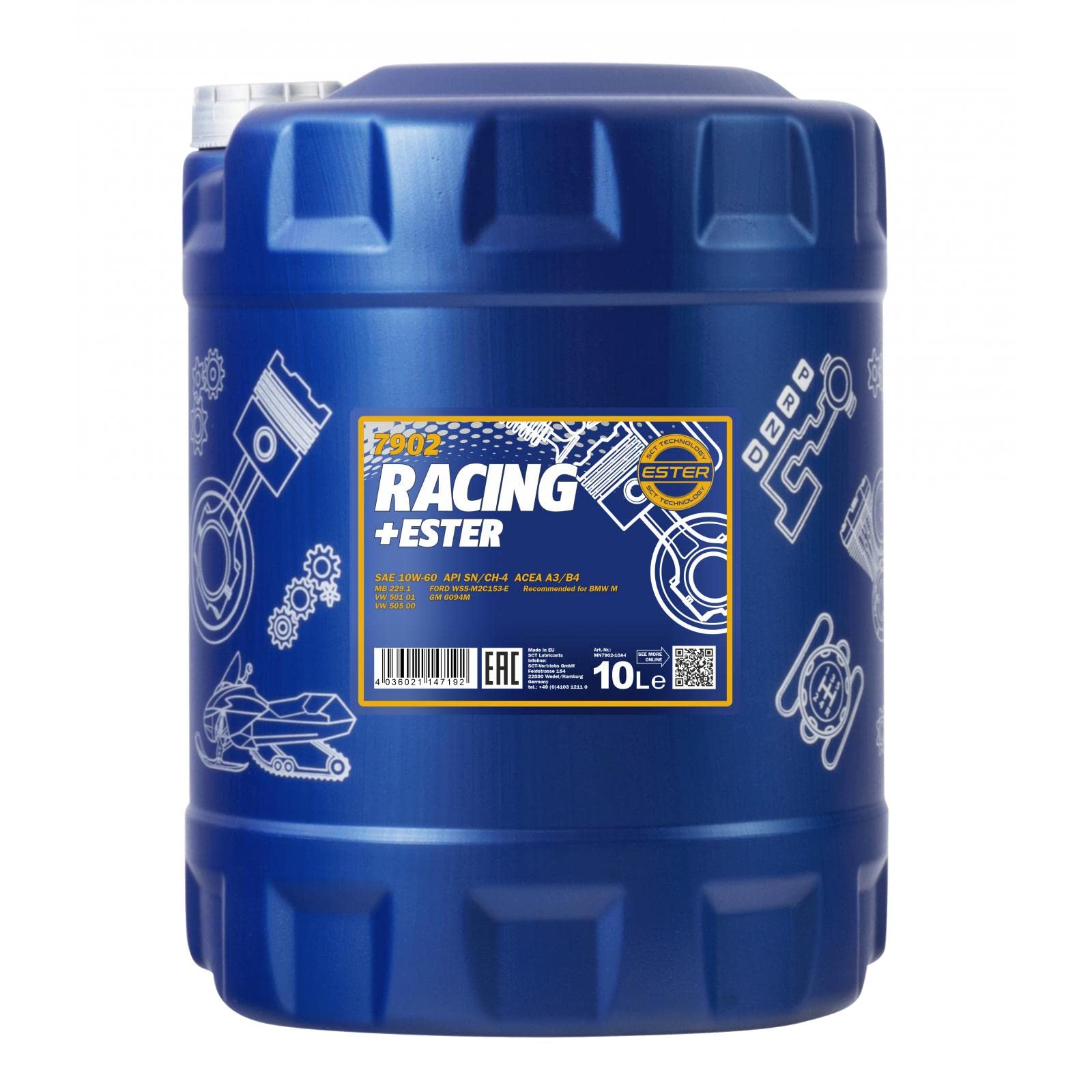 MANNOL Racing+Ester 10W-60 10 L von MANNOL