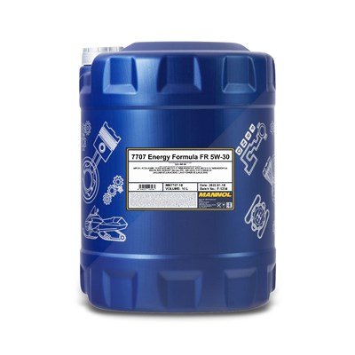 Mannol 10 L 7707 ENERGY FORMULA FR 5W-30 Motoröl [Hersteller-Nr. MN7707-10] von MANNOL