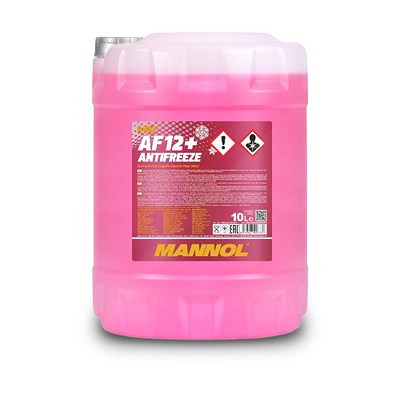 10 L Antifreeze AF12+ Longlife Kühlerfrostschutzmittel MN4112-10 von MANNOL