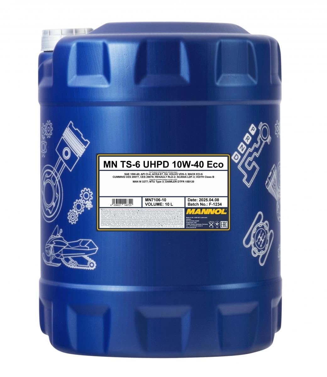 MANNOL TS-6 UHPD 10W-40 Eco 10 L MANNOL TS-6 UHPD 10W-40 Eco 10 L von MANNOL