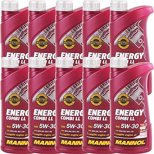 10 x1L (10L) MANNOL 7907 Energy Combi LL 5W-30 Longlife Motoröl von MANNOL