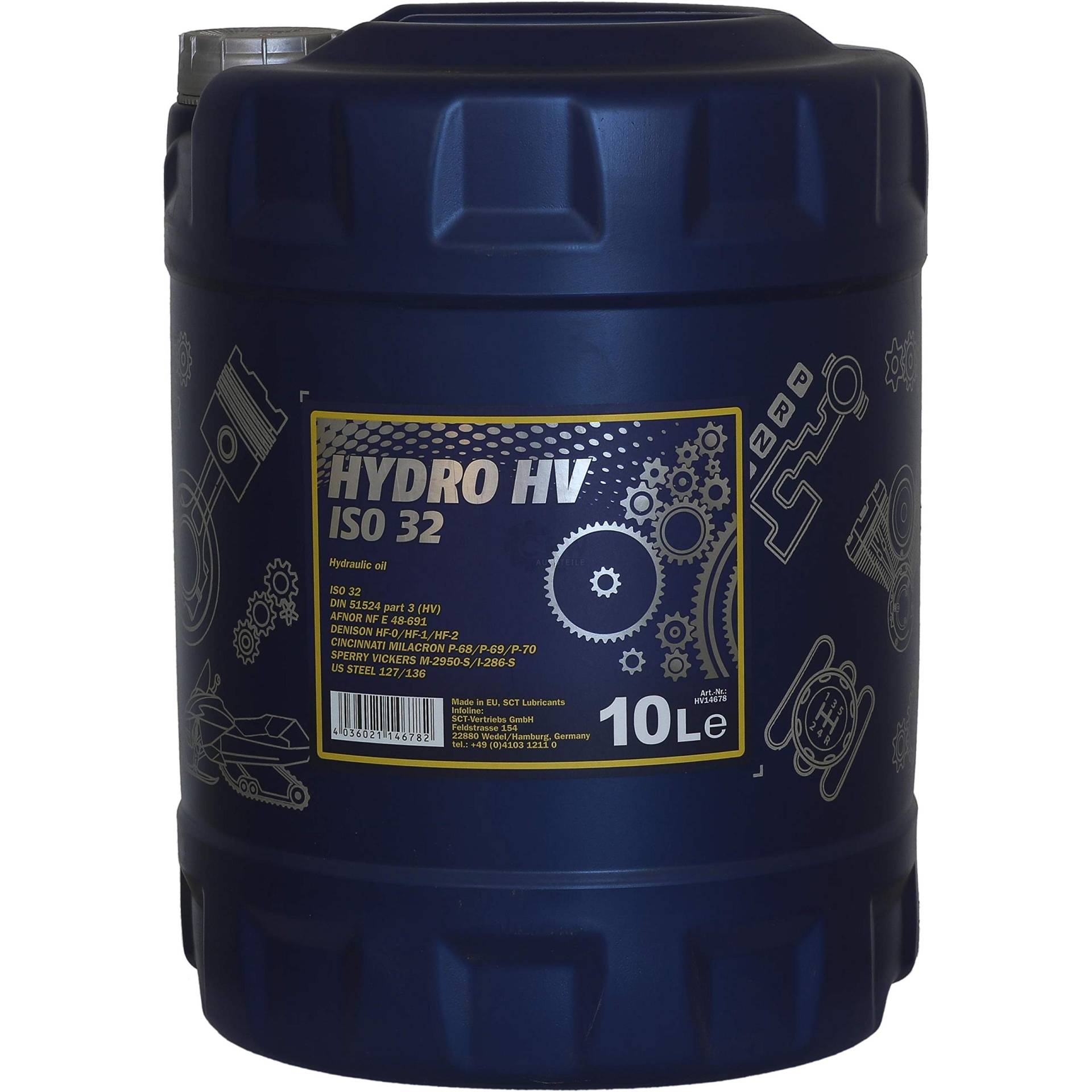 10L Mannol Hydrauliköl Hydro HV ISO 32 10L Mannol Hydrauliköl Hydro HV ISO 32 von MANNOL