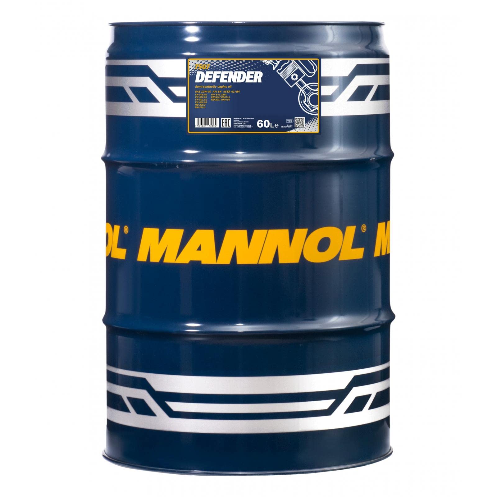 Mannol Defender 60 Liter Gelbbraun von MANNOL
